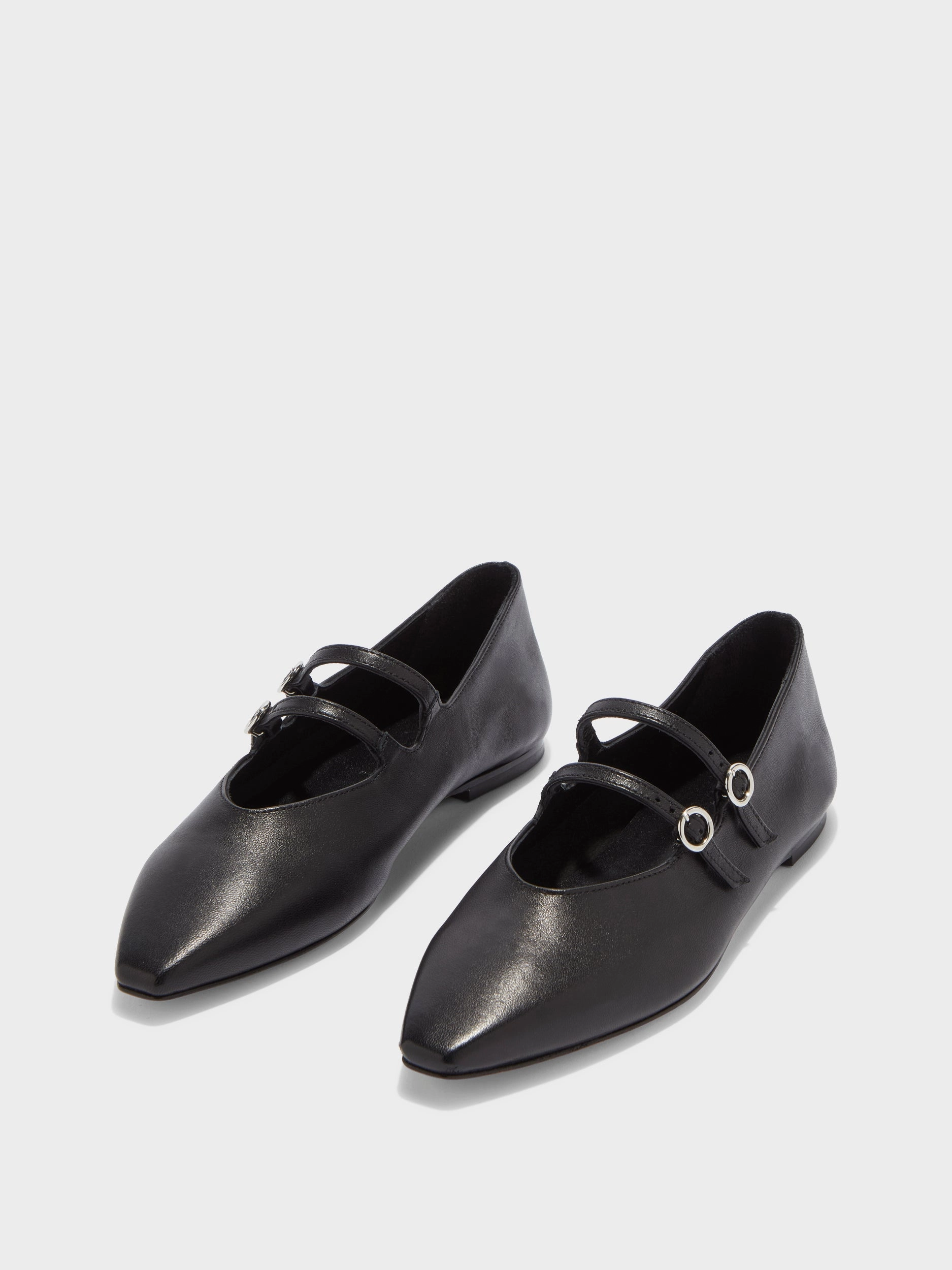 Breathable Design Franny Double-Strap Flats