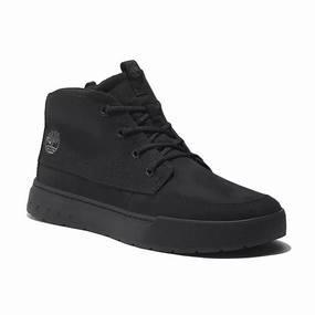 Ergonomic Shape All-Purpose Footwear Men's Maple Grove Mid Sneaker Blackout Nubuck