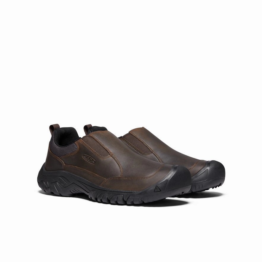 Breathable Sole Men's Targhee III Wide Slip-On  |  Dark Earth/Mulch