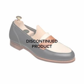 Clare Navy, Ivory & Tan Burnished Calf Hand-Burnished Bold Breeze