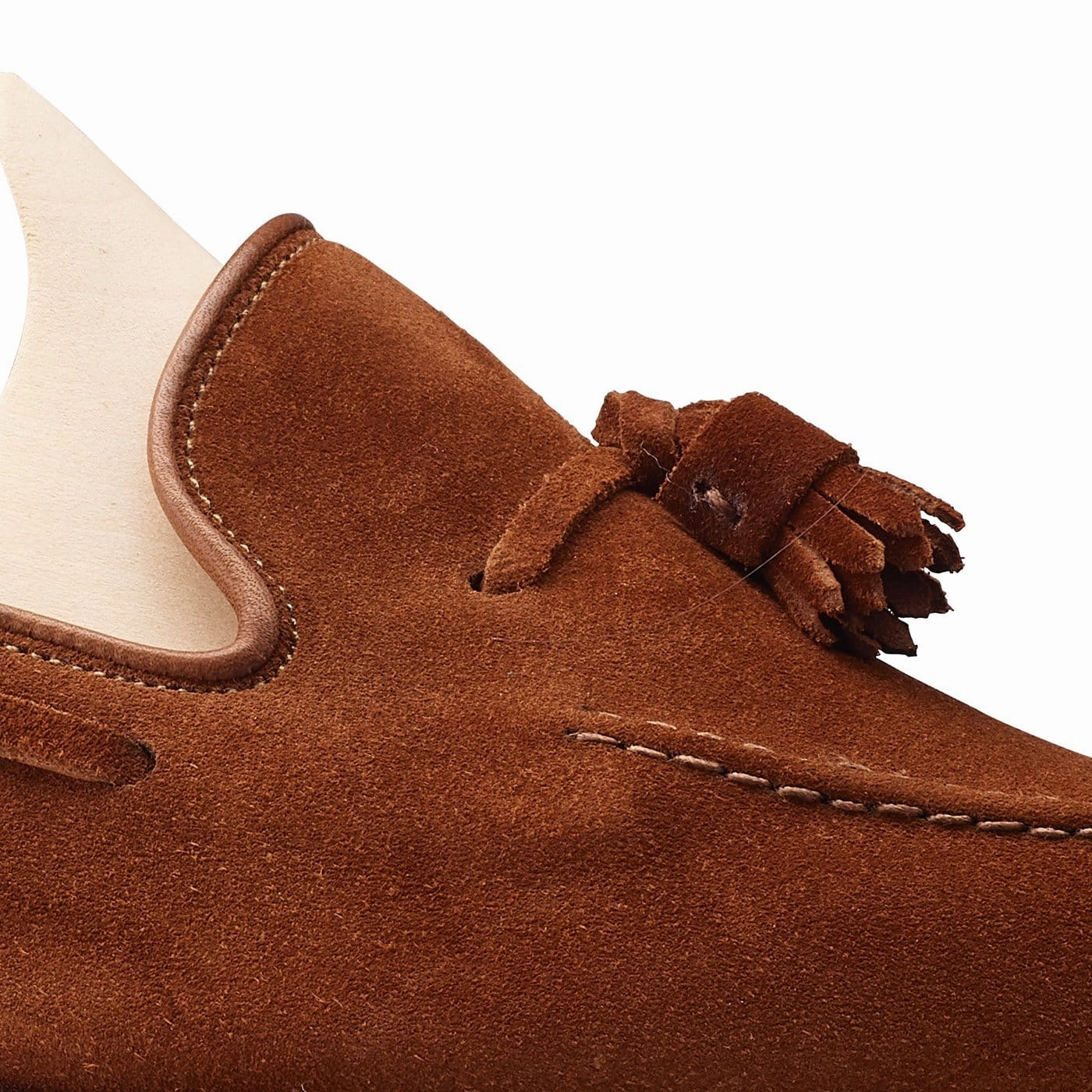 Carly Polo Brown Calf Suede Street Style