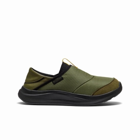 Fashion-Ready Men's Whyser Slip-On  |  Bronze Green/Black