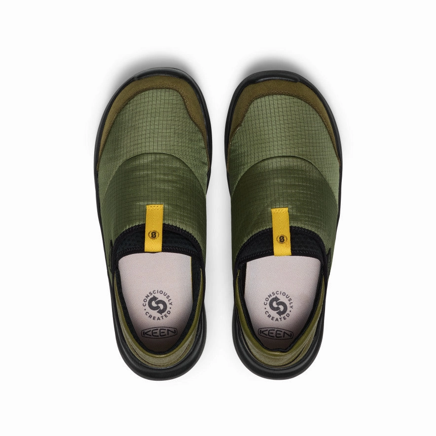 Casual Comfort Men's Whyser Slip-On  |  Bronze Green/Black