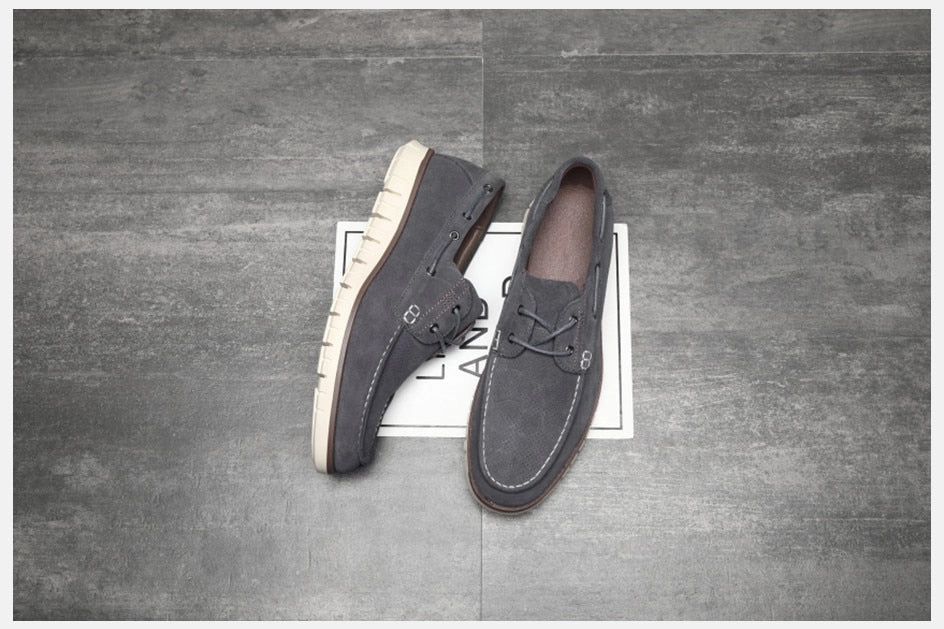 Casual Comfort West Louis? Autumn Cow Suede Office Style Loafers