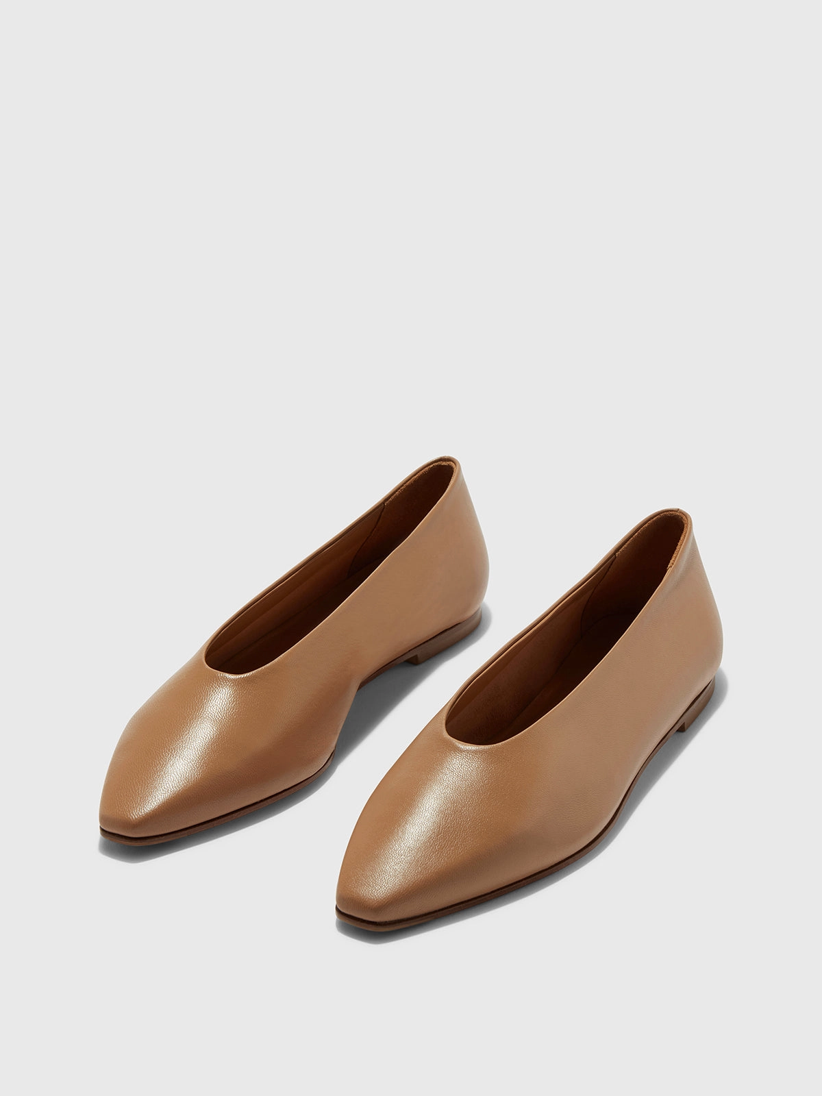 Casual Look Betty Square-Toe Ballet Flats