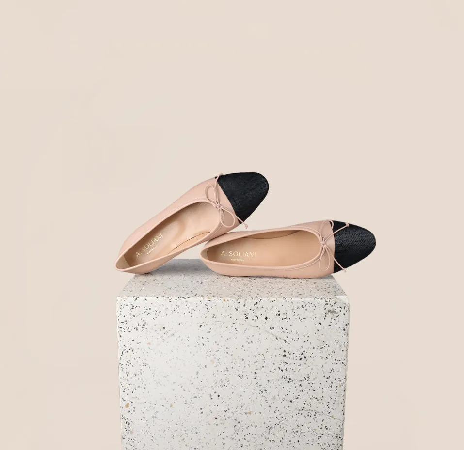 Trend Comfort Design Flexible Support Shoes Como - Blush/Black Twill