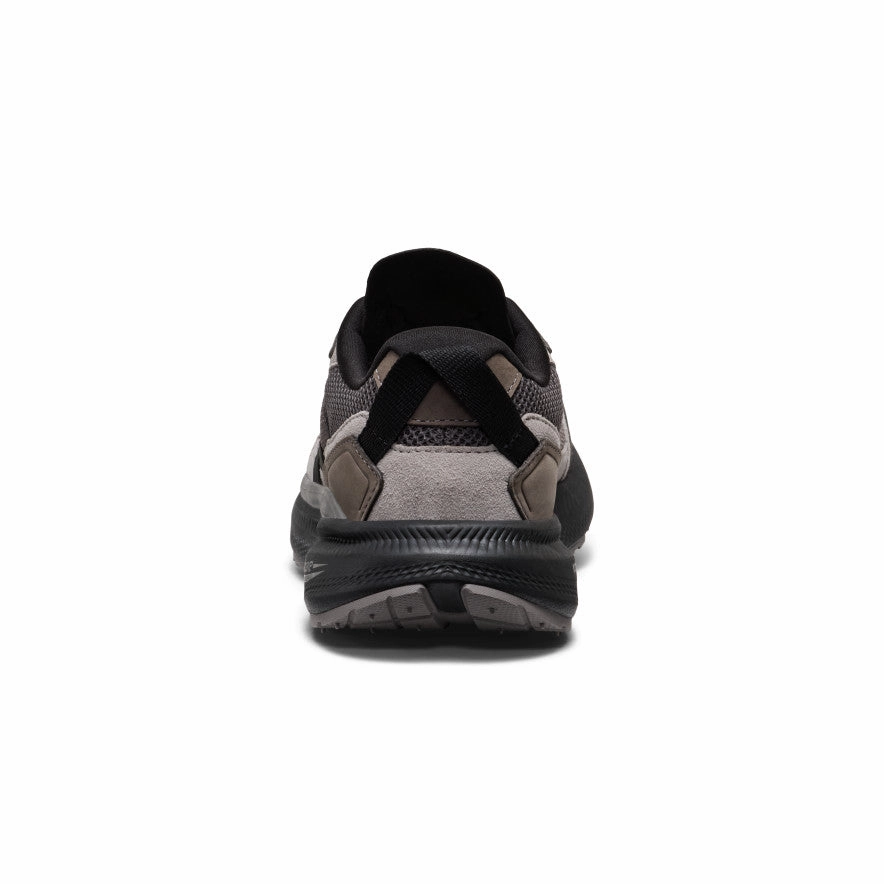 Classic Footwear Men's WK500 Leather Walking Shoe  |  Steel Grey/Black