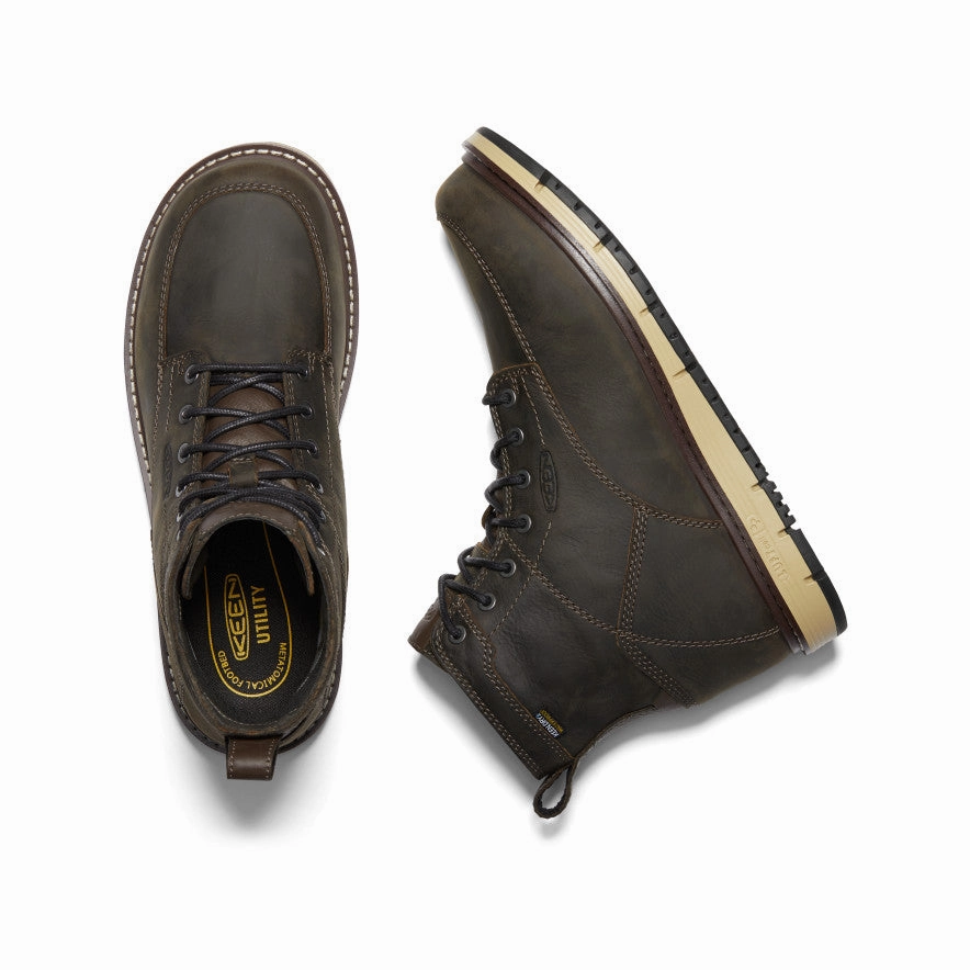 Classic Style Men's San Jose 6" Waterproof Boot (Soft Toe)  |  Cascade Brown
