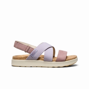 Women's Elle Criss Cross Sandal  |  Thistle/Toadstool High-Quality Materials Outdoor Escape