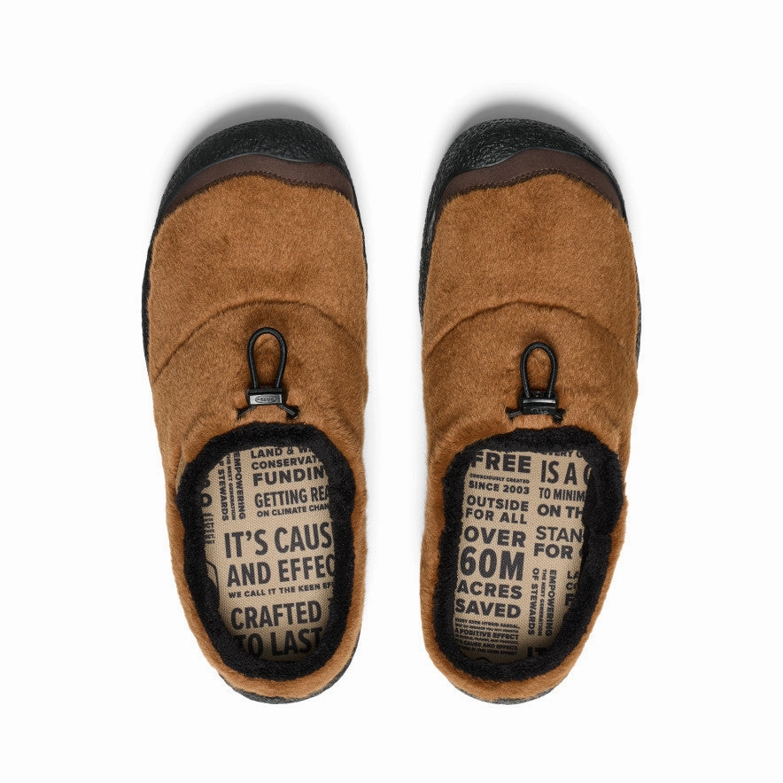 Cloud Comfort Men's Howser III Slide  |  Bison/Black