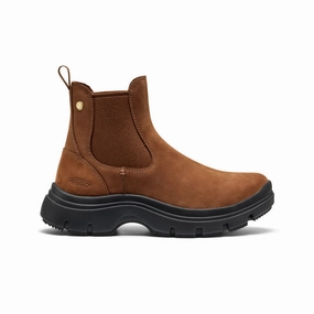 Spring Style Cozy Support Women's Kosa Chelsea Boot  |  Bison/Black