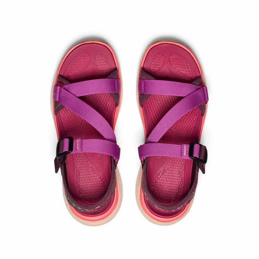 Cloud Glide Women's Leiki Open-Toe Sandal  |  Plum Perfect/Dubarry