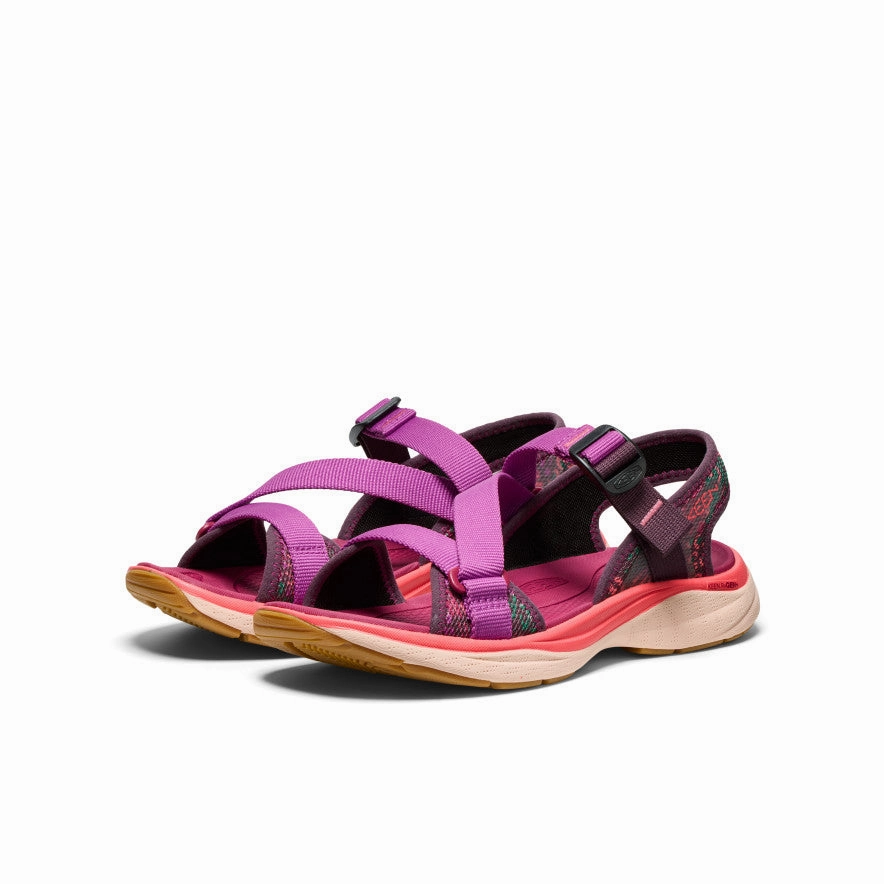 Cloud Glide Women's Leiki Open-Toe Sandal  |  Plum Perfect/Dubarry
