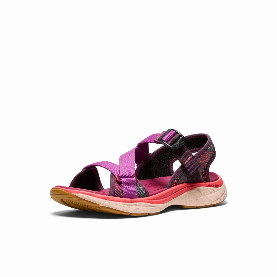 Cloud Glide Women's Leiki Open-Toe Sandal  |  Plum Perfect/Dubarry