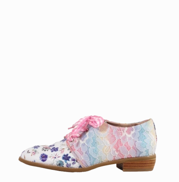 Diba Floral Retro Loafers Easy Fit Casual Look