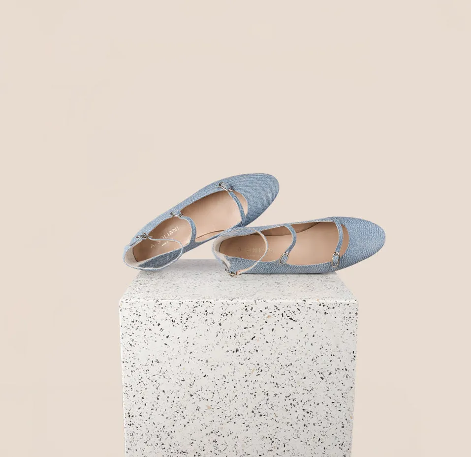 Comfortable Arch Support Nola Almond - White Denim