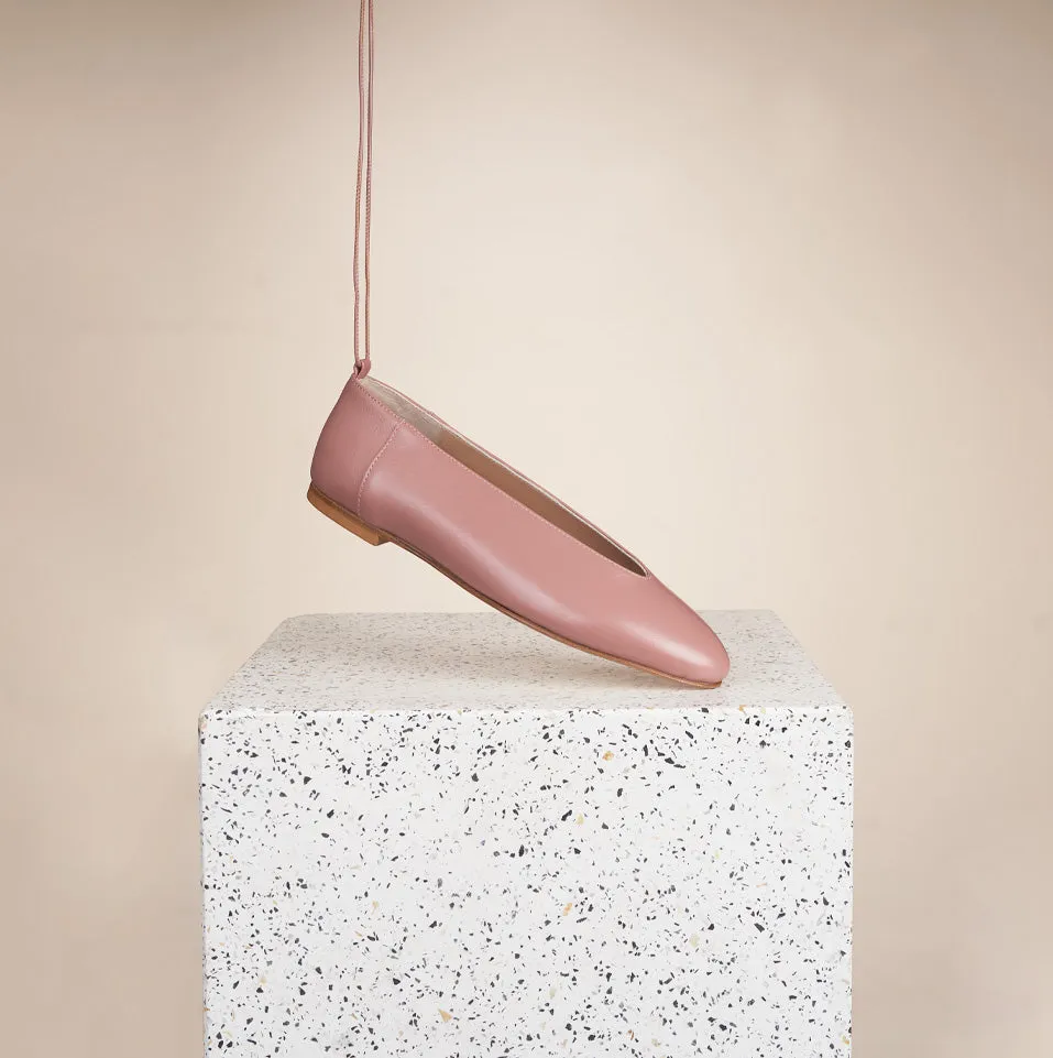 Comfortable Cushion Scala - Dusty Rose (Removable Ties)
