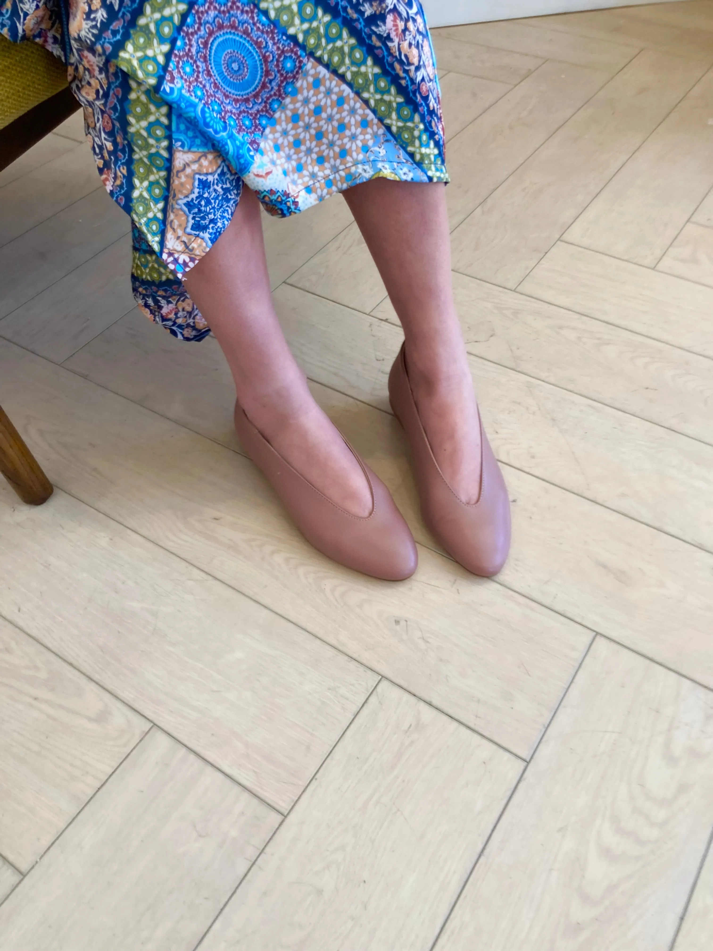 Comfortable Cushion Scala - Dusty Rose (Removable Ties)