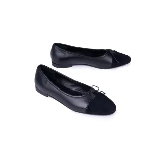 Travel Friendly Footwear Como - Black Leather/Suede