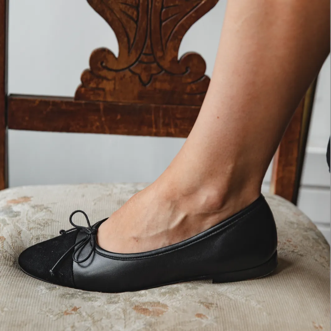 Comfortable Wear Como - Black Leather/Suede