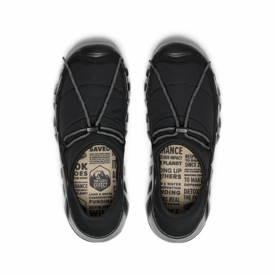 Comfortable Design Men's Hypowser Crushback Shoe  |  Black/Black