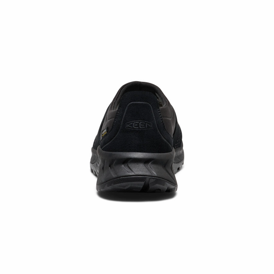 Comfy Breeze Men's TTS Moc Waterproof Sneaker  |  Black/Black