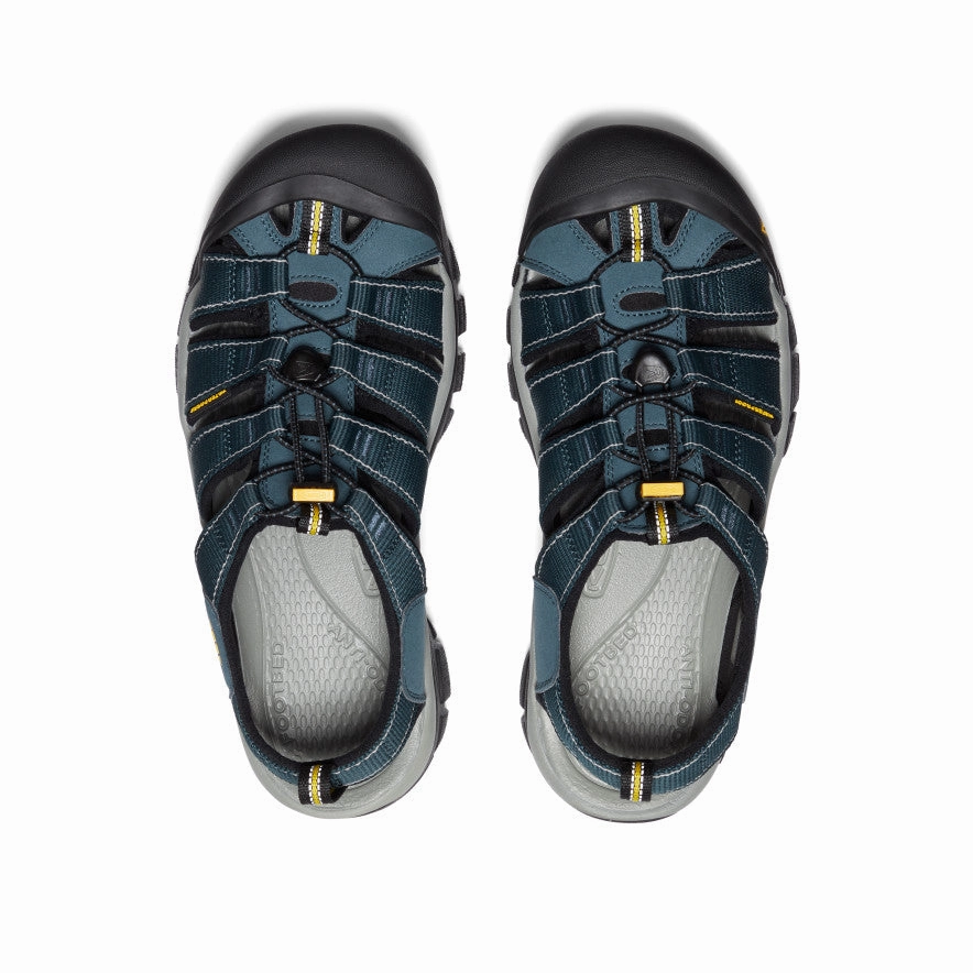 Comfy Glide Men's Newport H2 Sandal  |  Navy/Medium Grey
