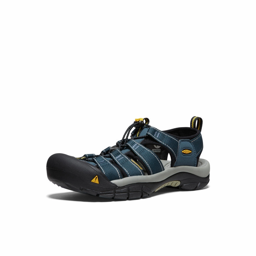 Comfy Glide Men's Newport H2 Sandal  |  Navy/Medium Grey