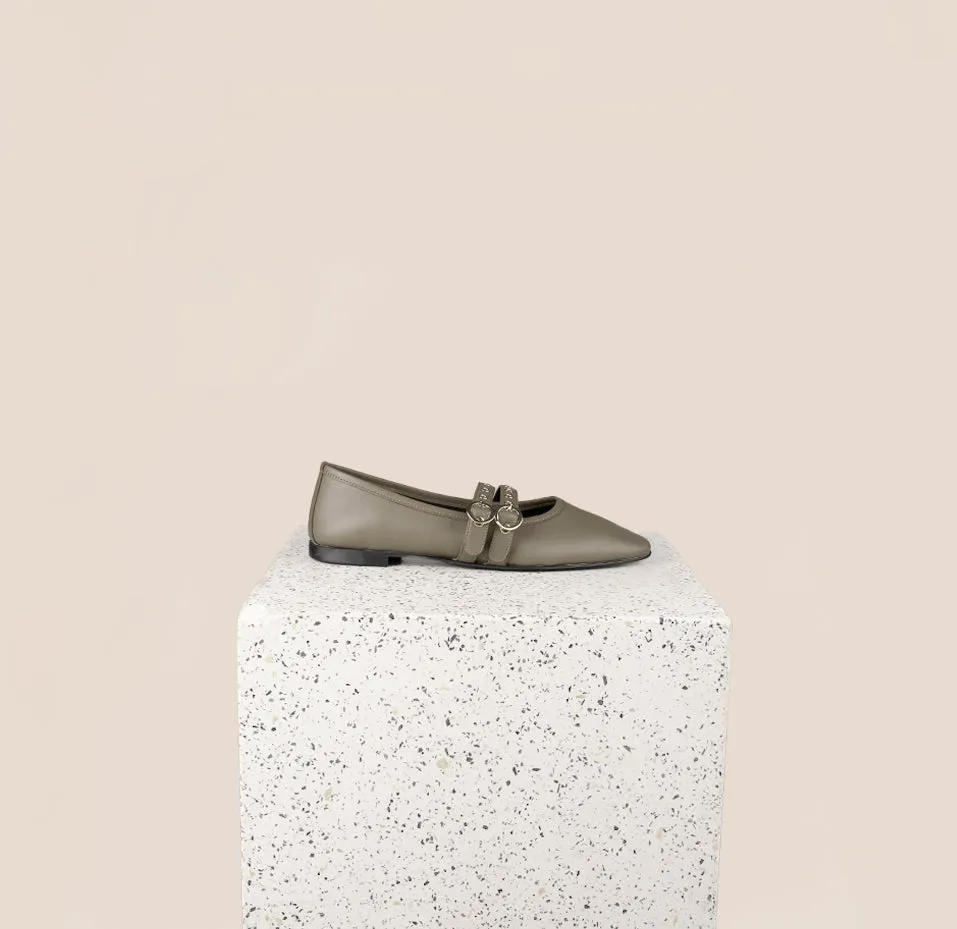 Como 2 Buckle - Etaupe Trendy Loafers