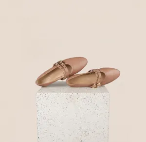 Como 2 Buckle - Nude Comfortable Cushion Soft Step Shoes