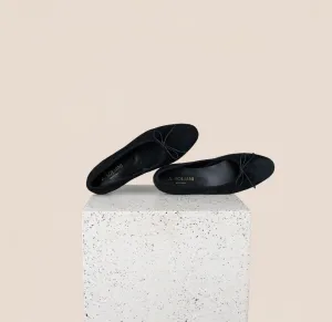 Travel Friendly Footwear Casual Elegance Como - Black Suede