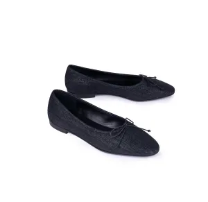 Como - Black Twill Smart Comfort Design Business Casual Shoes