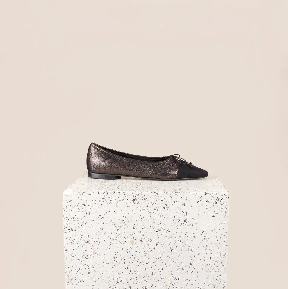 Como - Bronze Glimmer/Black Suede Comfy Step