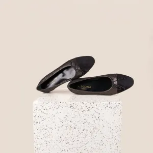 Como - Bronze Glimmer/Black Suede Flexible Design