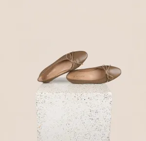Smart Choice Footwear Vegan Leather Shoes Como - Cassette/Taupe
