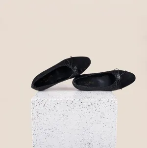 Cozy Fit Stylish Walk Como -  Diamond Shimmer/Black Suede