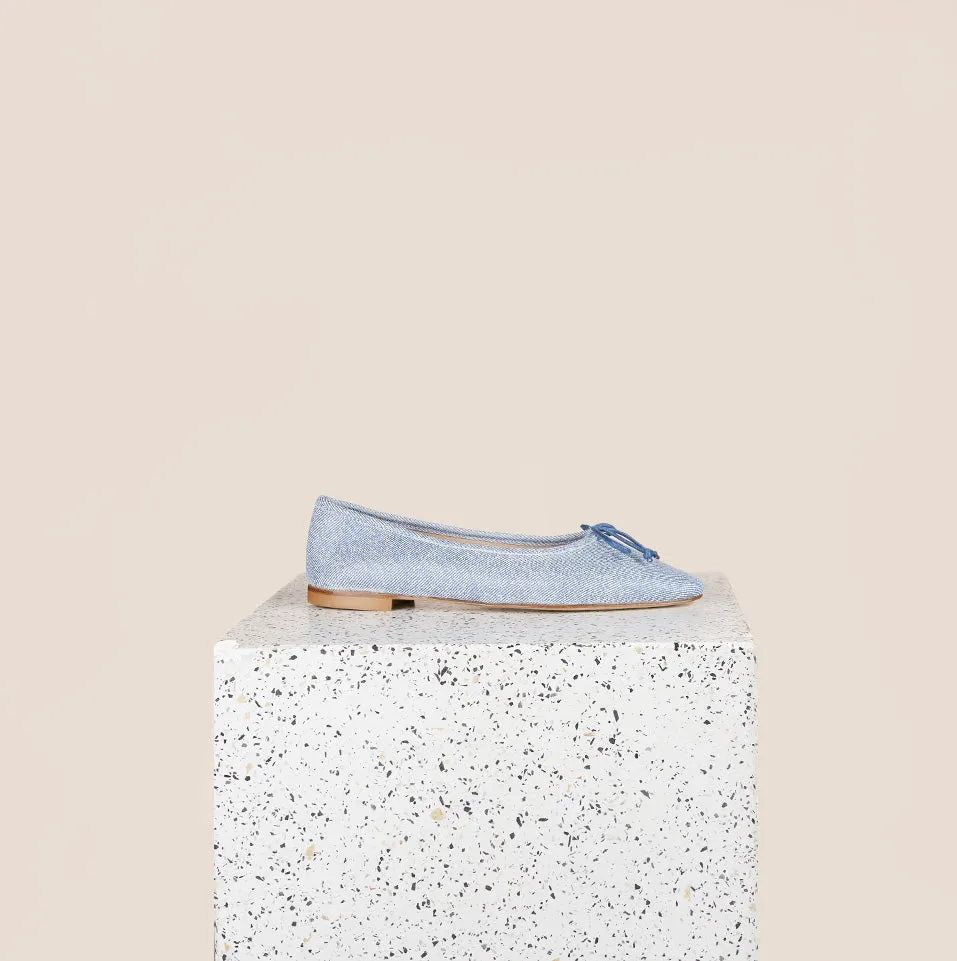 Como - Light Denim (Printed Suede) City Ready