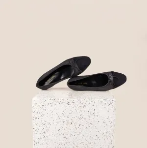 Como - Sky/Black Suede Packable Shoe Design