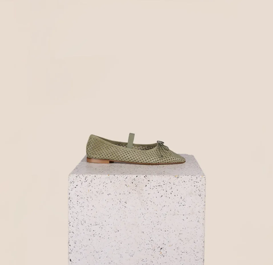 Como Strap - Perforated Seafoam High Quality