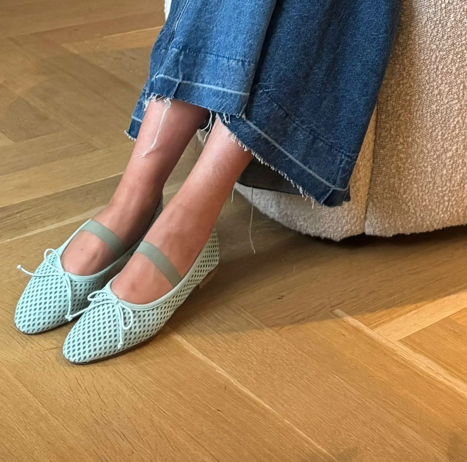 Como Strap - Perforated Turquoise Simple Sophistication