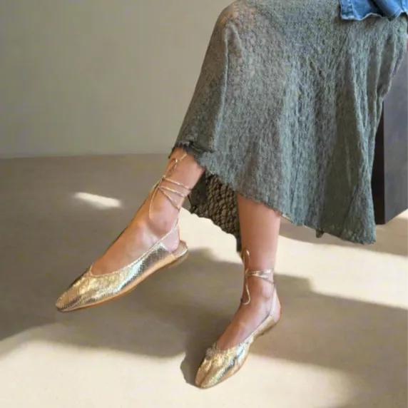 Como Ties - Gold Snake Durable Walk