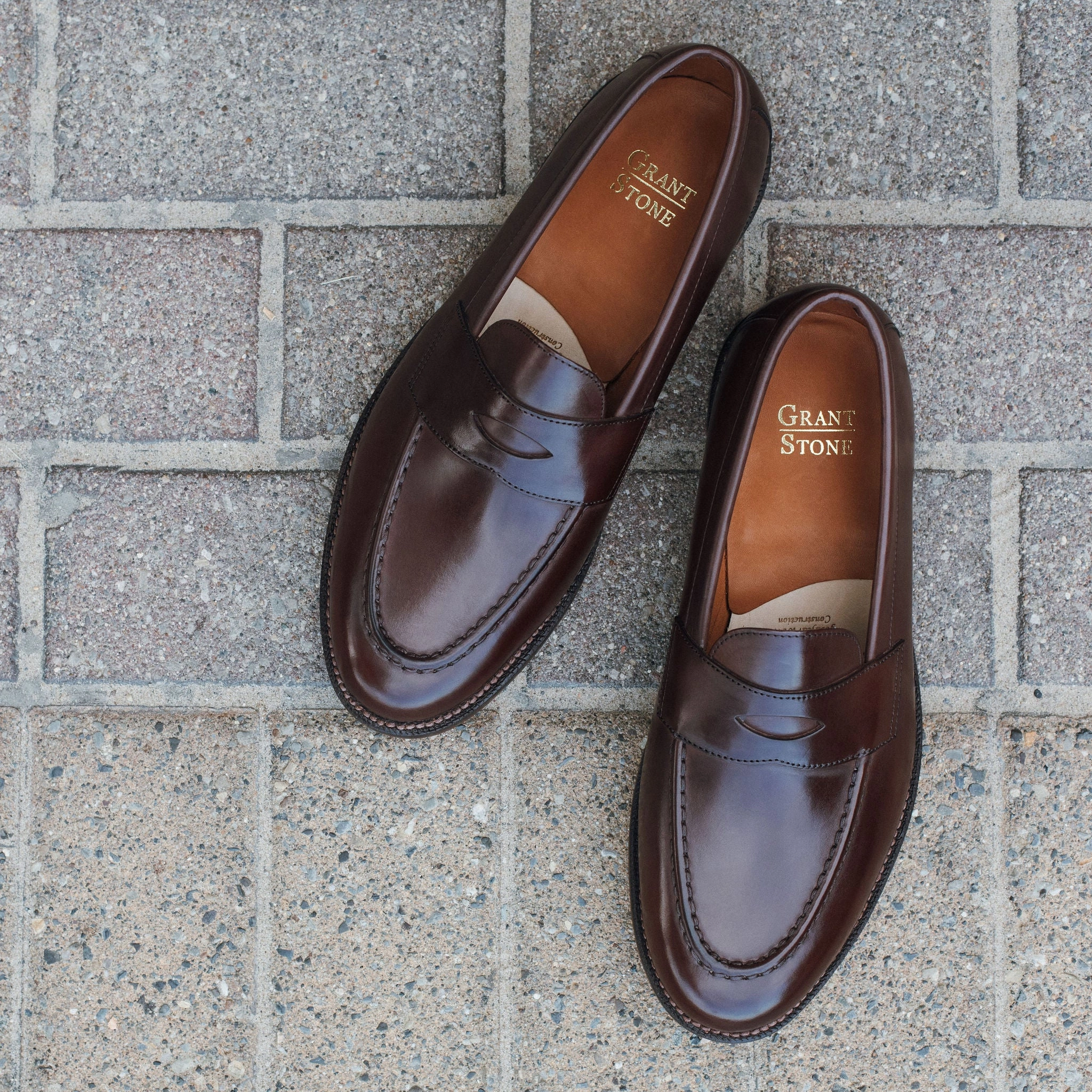 Contemporary Style Traveler Penny Tobacco Calf
