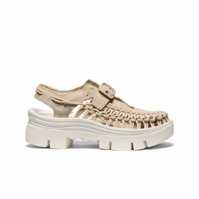 All Gender UNEEK PLT Mary Jane Sneaker  |  Safari/Star White Easy Step Relaxed Design