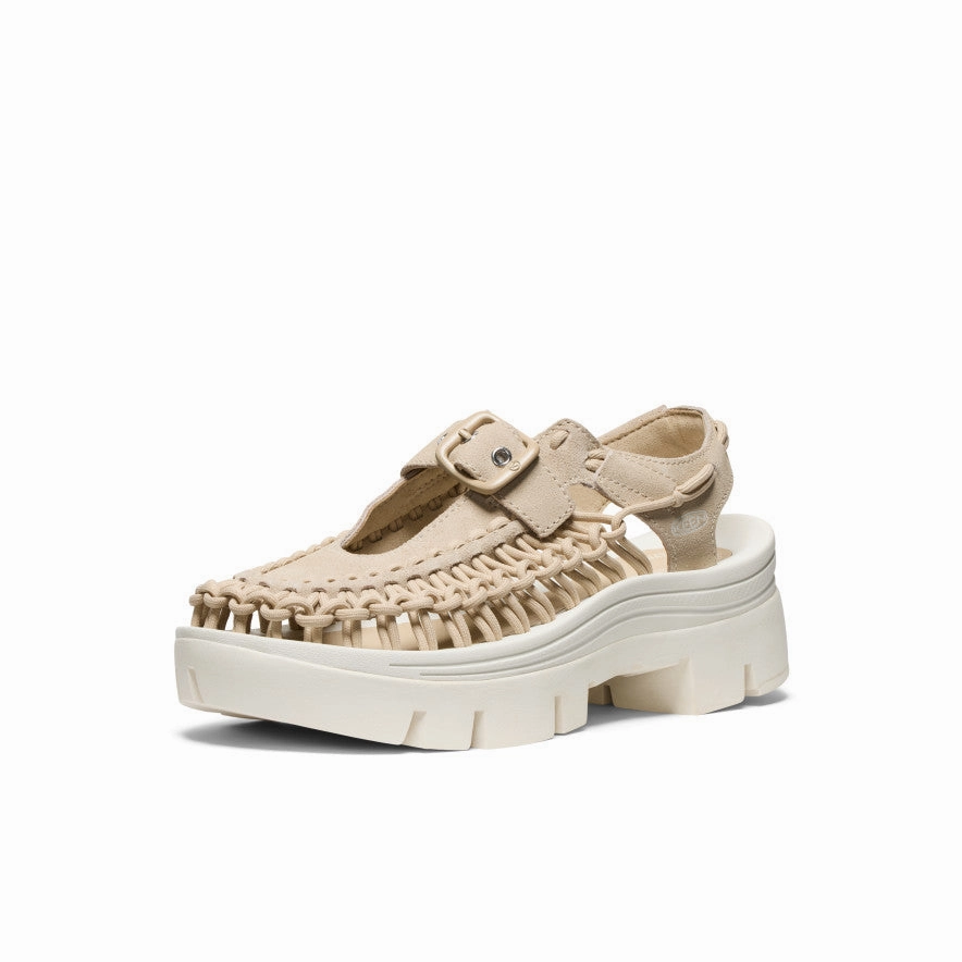 Cool Dash All Gender UNEEK PLT Mary Jane Sneaker  |  Safari/Star White