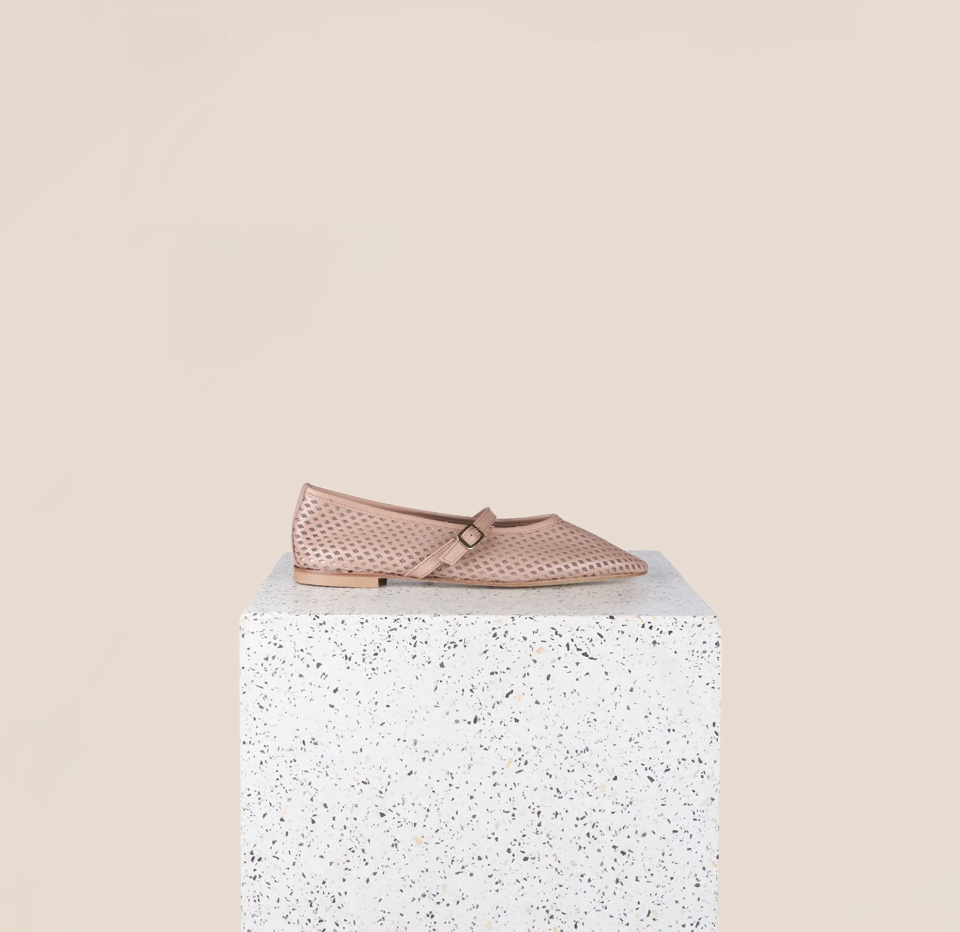 Cori - Perforated Blush Classic Appeal