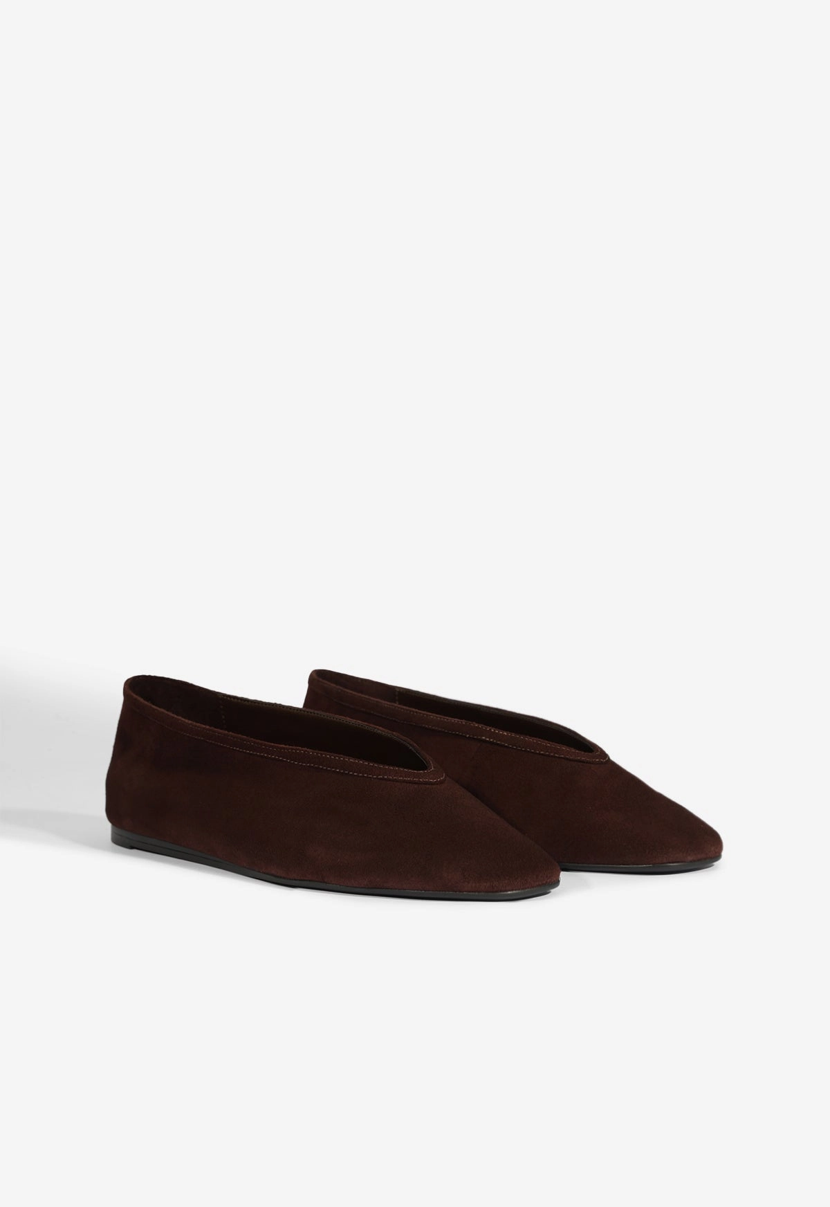 Courtney Suede Flat Stylish Fit