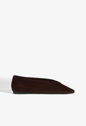 Courtney Suede Flat Easy Walk