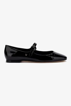 Blair Ballet Flat In Black Patent Style Ready Footwear