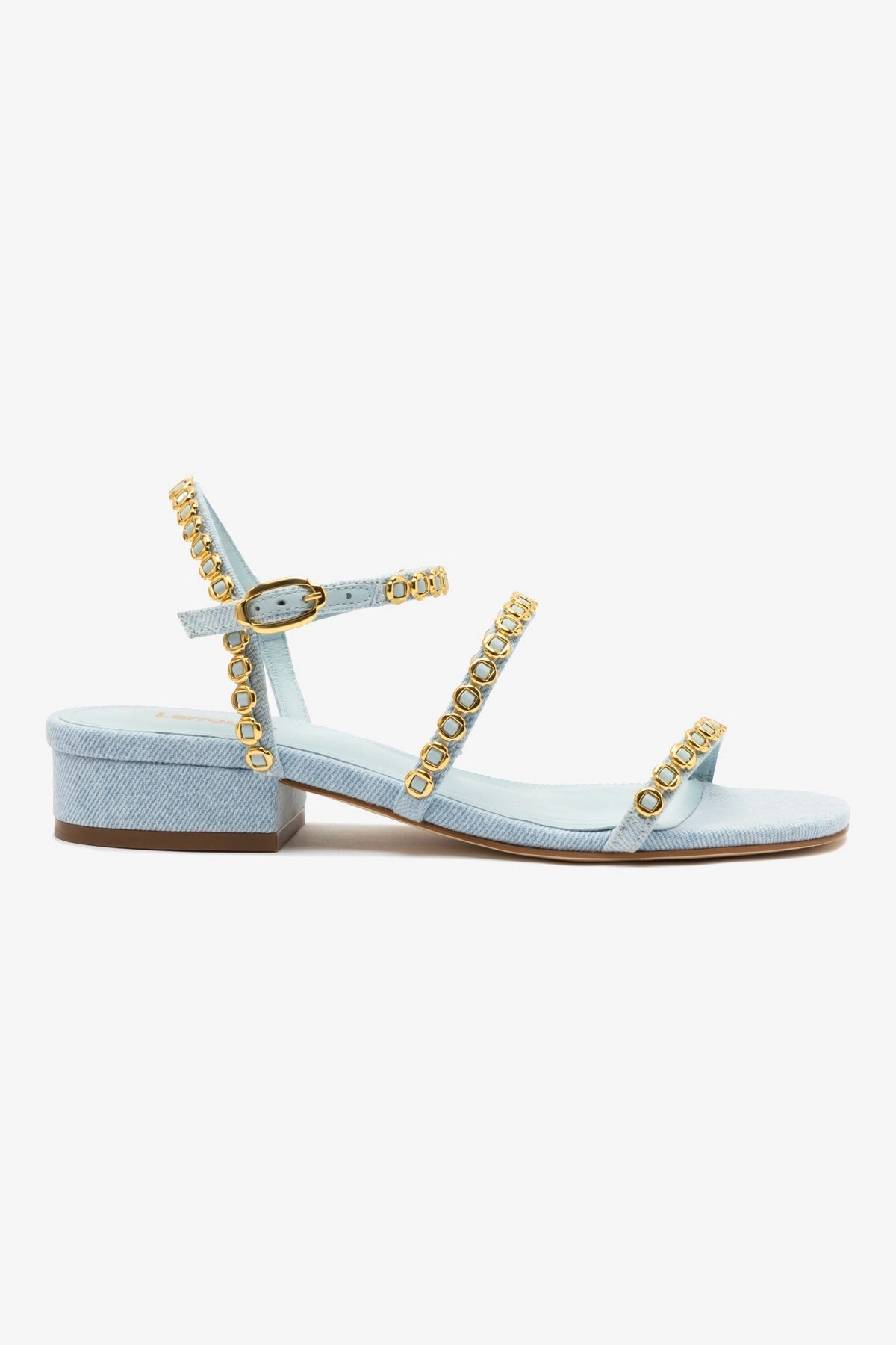 Milanina Flat Sandal In Maya Denim Versatile Wear