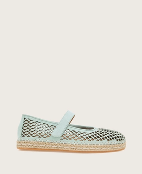 GENTLE SOULS - Sienna Fish Net Mary Jane Espadrille Light Step Footwear